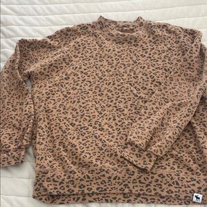 Leopard Print Sweatshirt Abercrombie Kids